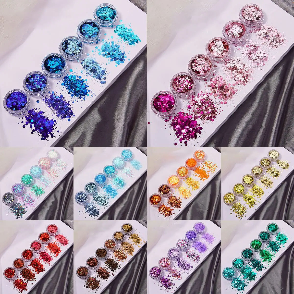 Resin Glitter Pack - 6색/세트 레진 반짝이 스팽글 에폭시 레진