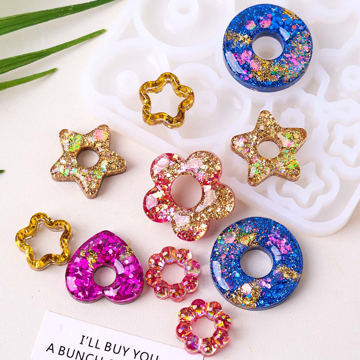 Resin Craft Ideas - Multifuntional 쥬얼리 실리콘 금형 DIY 수제