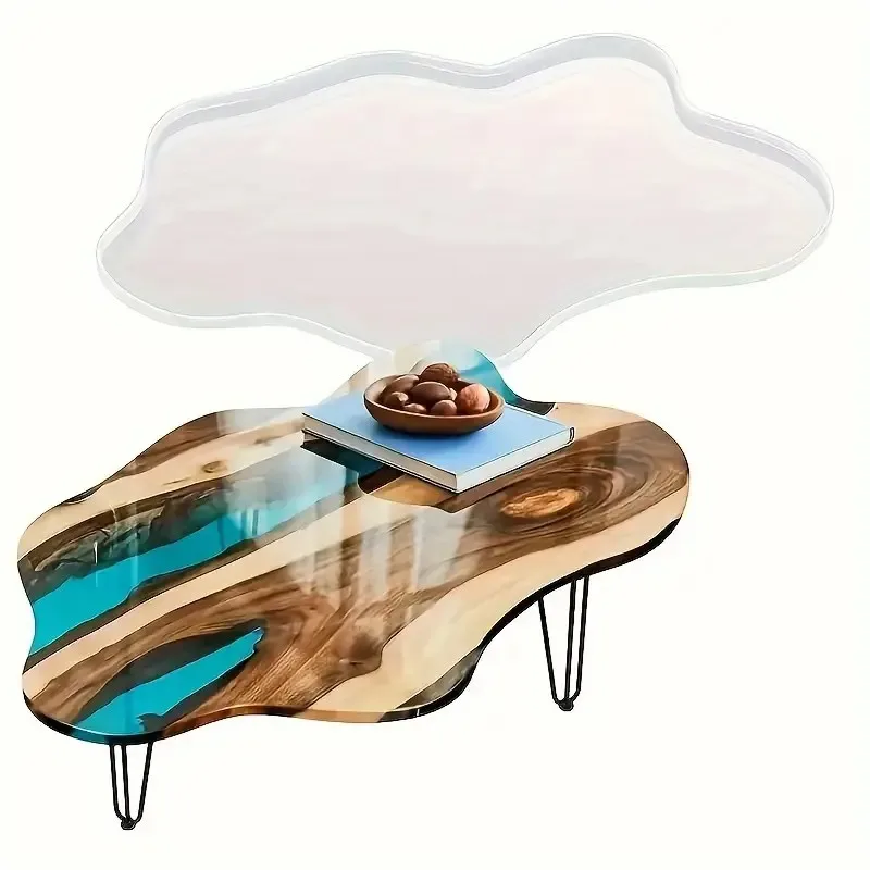 Resin Ocean Wave Mold - 2026-대형 61cm 불규칙 트레이 에폭시 레진