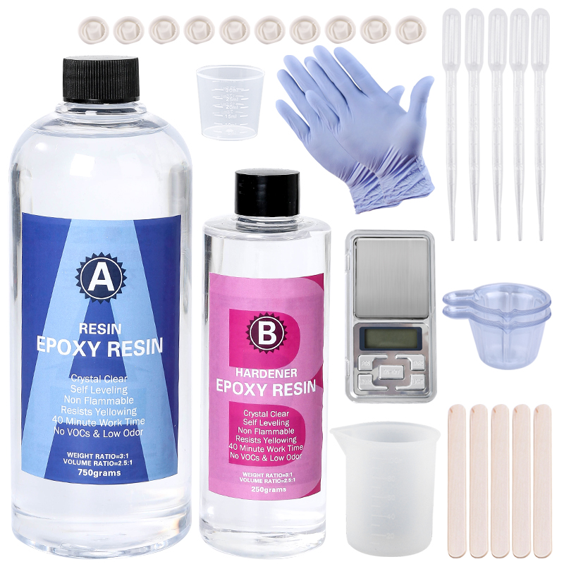 Mixing Cup Silicone - 에폭시 수지 키트 크리스탈 클리어 이지