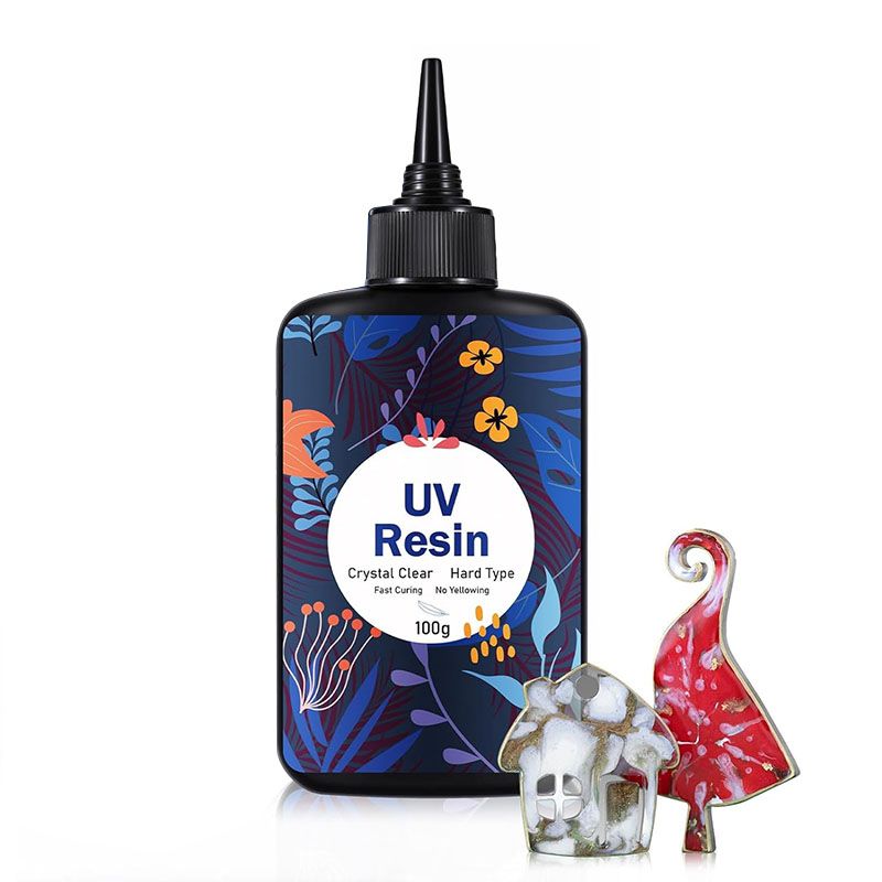 Epoxy Uv Resin Kit - 100G 업그레이드된 UV 수지 세트 1개,