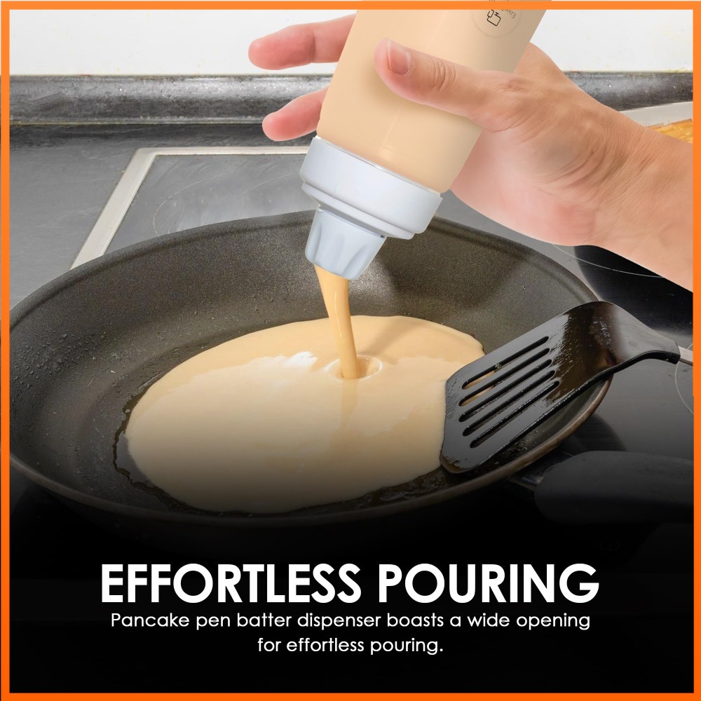 Mixing Cup Silicone - 1000ML 실리콘 팬케이크 반죽 디스펜서 병