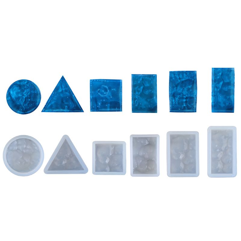 Resin Ocean Wave Mold - 4개 바다 물결 레진 몰드 물결무늬