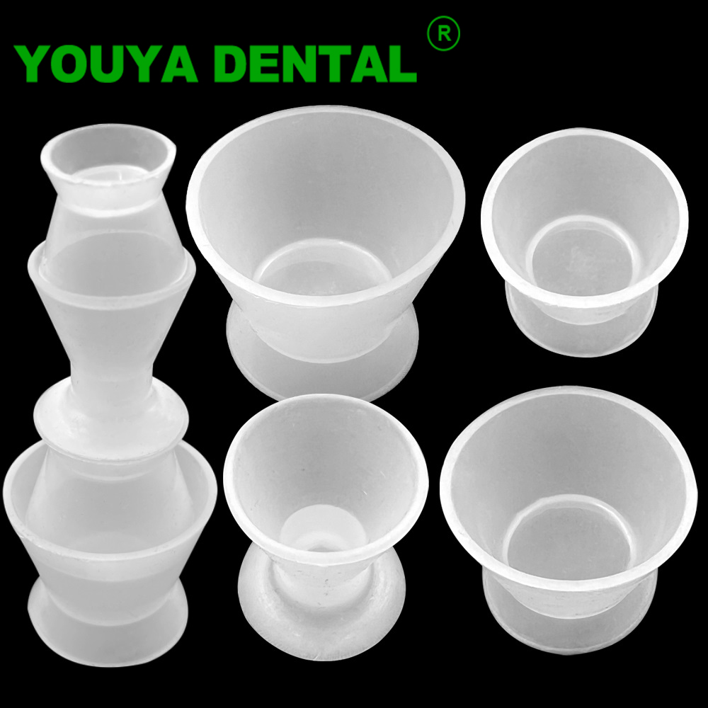 Mixing Cup Silicone - 4 개/대 치과 혼합 그릇 치과