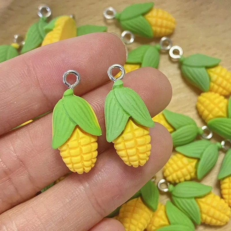 20개 재미있는 미니 옥수수 야채 레진 참 장식품 인공 - Resin Crafts Diy 리뷰 및 가격