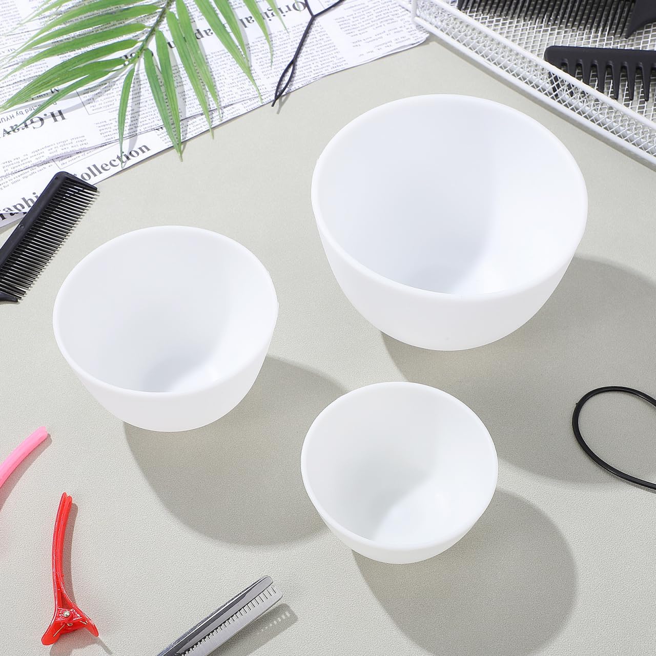 3개/세트 실리콘 볼 화이트 페이스 마스크 믹싱 볼 세 - Mixing Cup Silicone 리뷰 및 가격