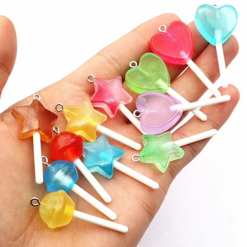 10pcs 혼합 색상 수지 귀여운 케이크 꽃 무지개 롤 - Flower Preservation Resin 리뷰 및 가격
