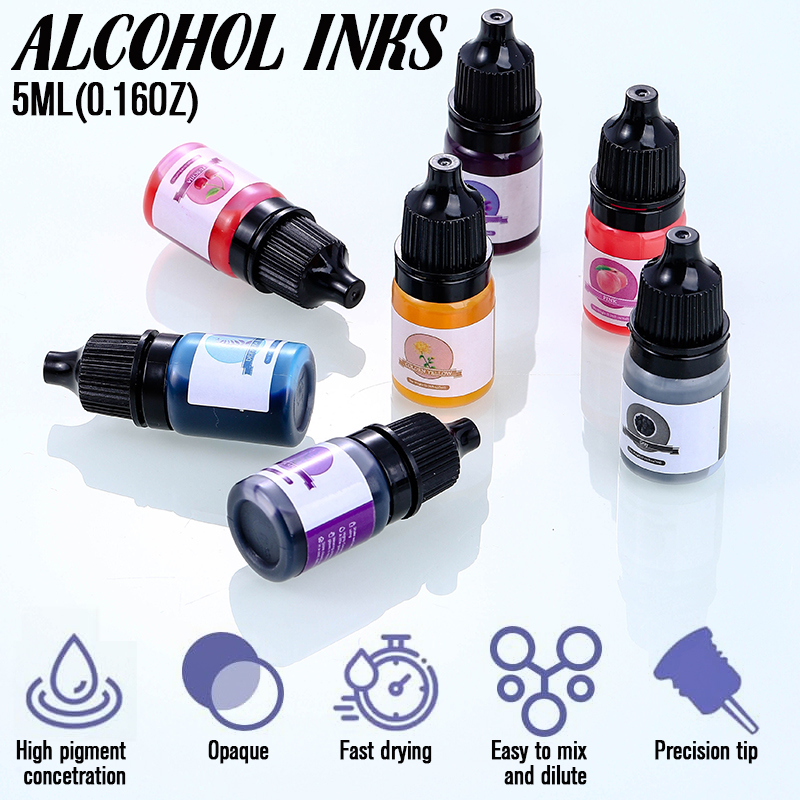 에폭시 수지 색소 24가지 생생한 색상 액체 에폭시 색 - Epoxy Uv Resin Kit 리뷰 및 가격