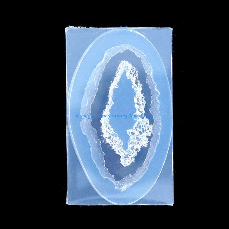 E56A 석영 바위 클러스터 금형 DIY 만들기 목걸이 - Geode Mold Silicone 리뷰 및 가격