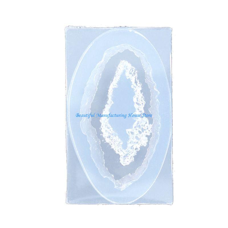 E56A 석영 바위 클러스터 금형 DIY 만들기 목걸이 - Geode Mold Silicone 리뷰 및 가격