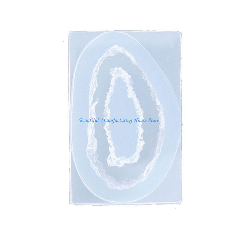 E56A 석영 바위 클러스터 금형 DIY 만들기 목걸이 - Geode Mold Silicone 리뷰 및 가격