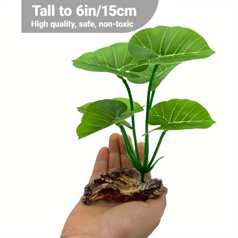 1개 인조 수족관 식물 사실적인 부동 잎 튼튼한 줄기, - Terrarium Moss Art 리뷰 및 가격