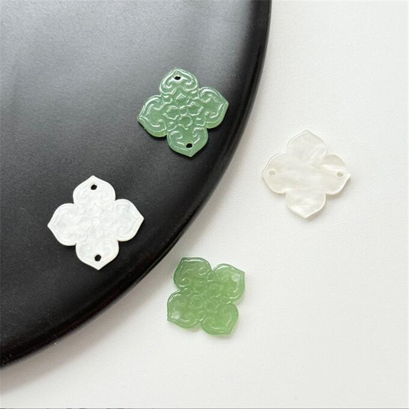 10 조각 새로운 레트로 13MM 아세트산 꽃의 매력  - Flower Preservation Resin 리뷰 및 가격