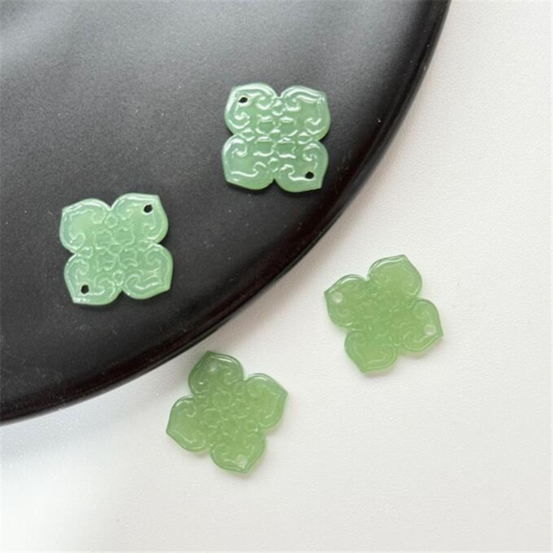 10 조각 새로운 레트로 13MM 아세트산 꽃의 매력  - Flower Preservation Resin 리뷰 및 가격