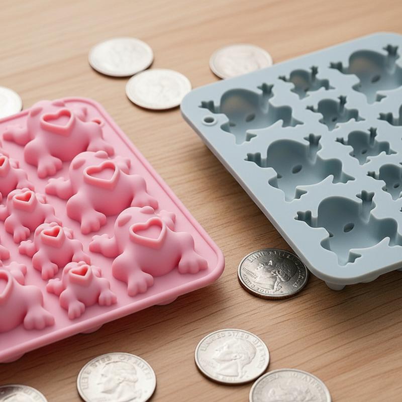 개구리 실리콘 몰드, 생일, 파티, 케이크 장식, 유월 - Silicone Mold Tray 리뷰 및 가격
