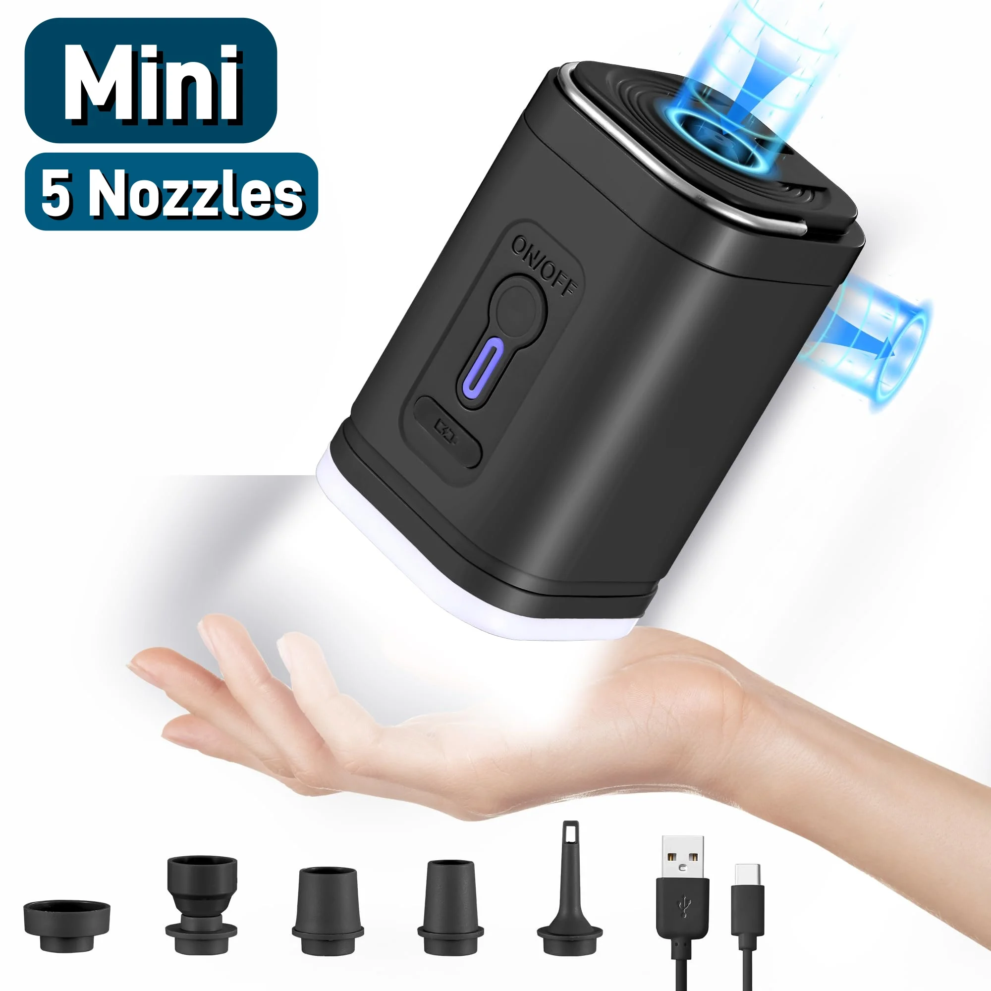 미니 휴대용 에어 펌프, 1300mAh 배터리, USB - Vacuum Chamber Small 리뷰 및 가격