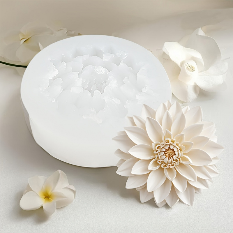 연꽃 실리콘 몰드, 레진 공예용 - 양초, DIY 공예 - Resin Craft Ideas 리뷰 및 가격