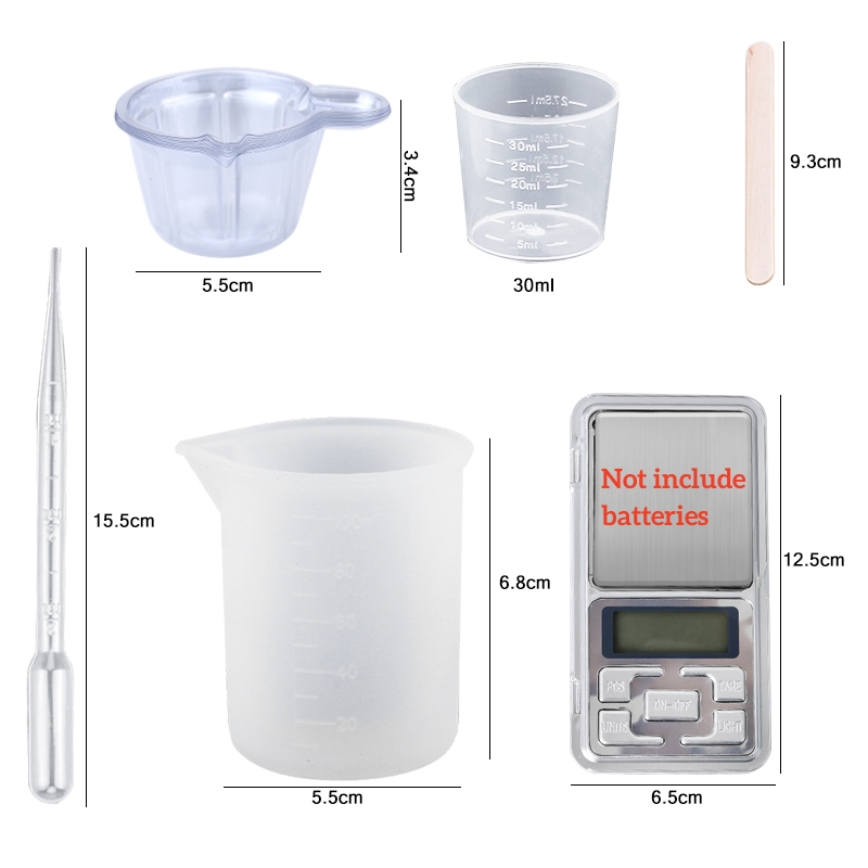 에폭시 수지 키트 크리스탈 클리어 이지 믹스 3:1 A - Mixing Cup Silicone 리뷰 및 가격