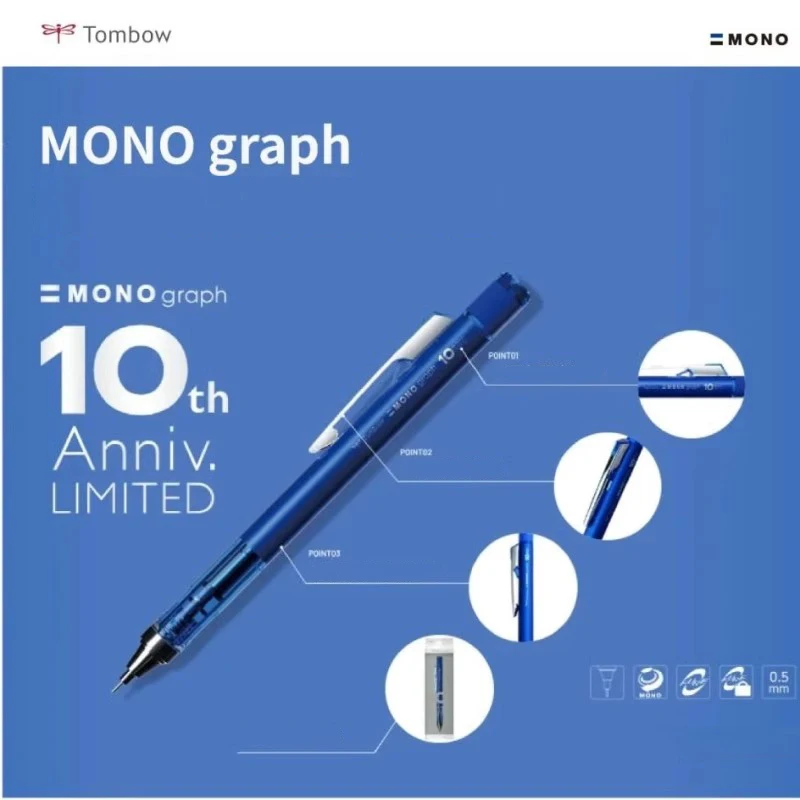 JapanTombow 10주년 기념 한정판 MONO 자 - Staedtler Pencil Lumocolor 리뷰 및 가격