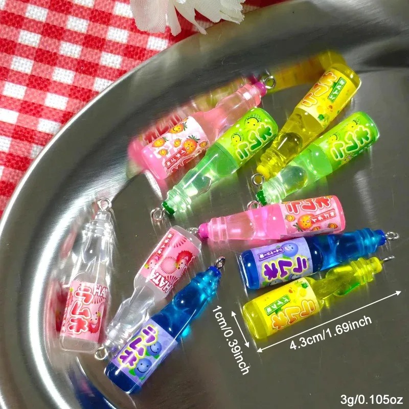 10Pcs 작은 소다병 레진 참 장식품 귀여운 음료병  - Resin Crafts Diy 리뷰 및 가격