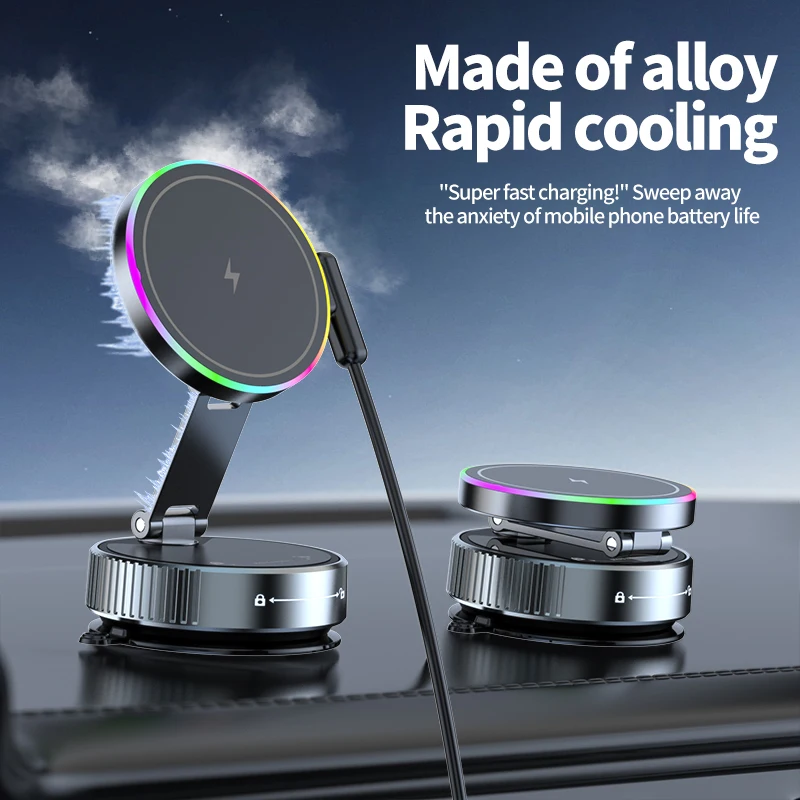 15W 무선 자동차 충전기 폰 홀더 진공 흡착판 충전  - Vacuum Chamber Small 리뷰 및 가격