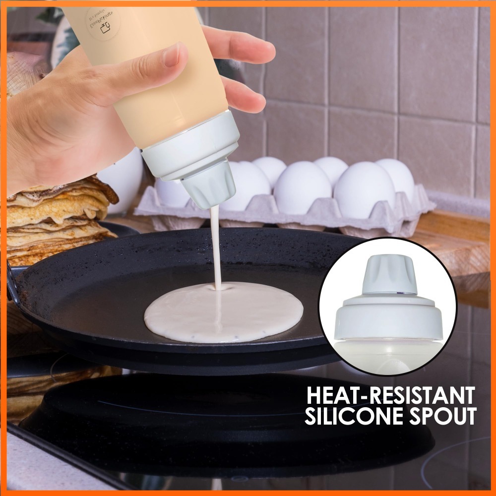 1000ML 실리콘 팬케이크 반죽 디스펜서 병 압력 방 - Mixing Cup Silicone 리뷰 및 가격