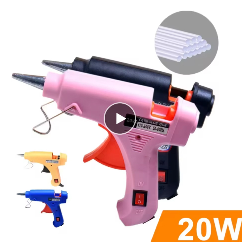 20W EU 플러그 글루건. 고무 스틱 30개/10개. - Heat Gun Small 리뷰 및 가격