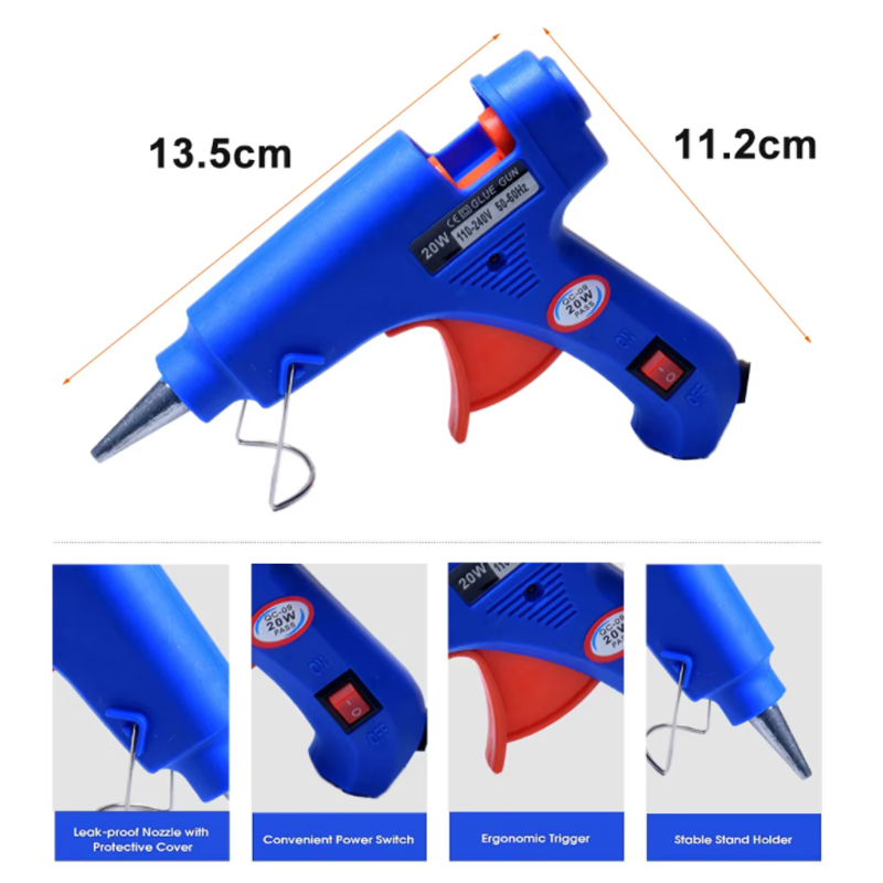 20W EU 플러그 글루건. 고무 스틱 30개/10개. - Heat Gun Small 리뷰 및 가격