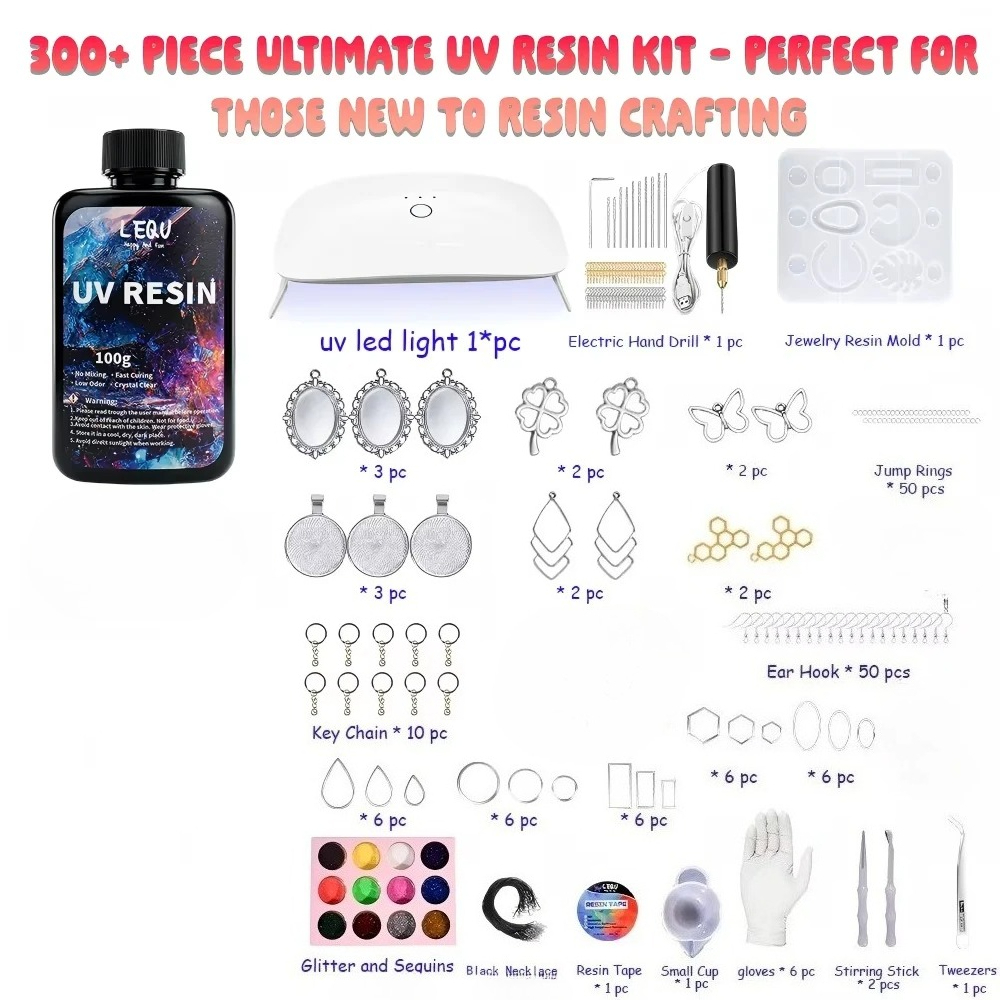 300개 UV 레진 키트 100g 투명 UV 에폭시 레 - Epoxy Uv Resin Kit 리뷰 및 가격