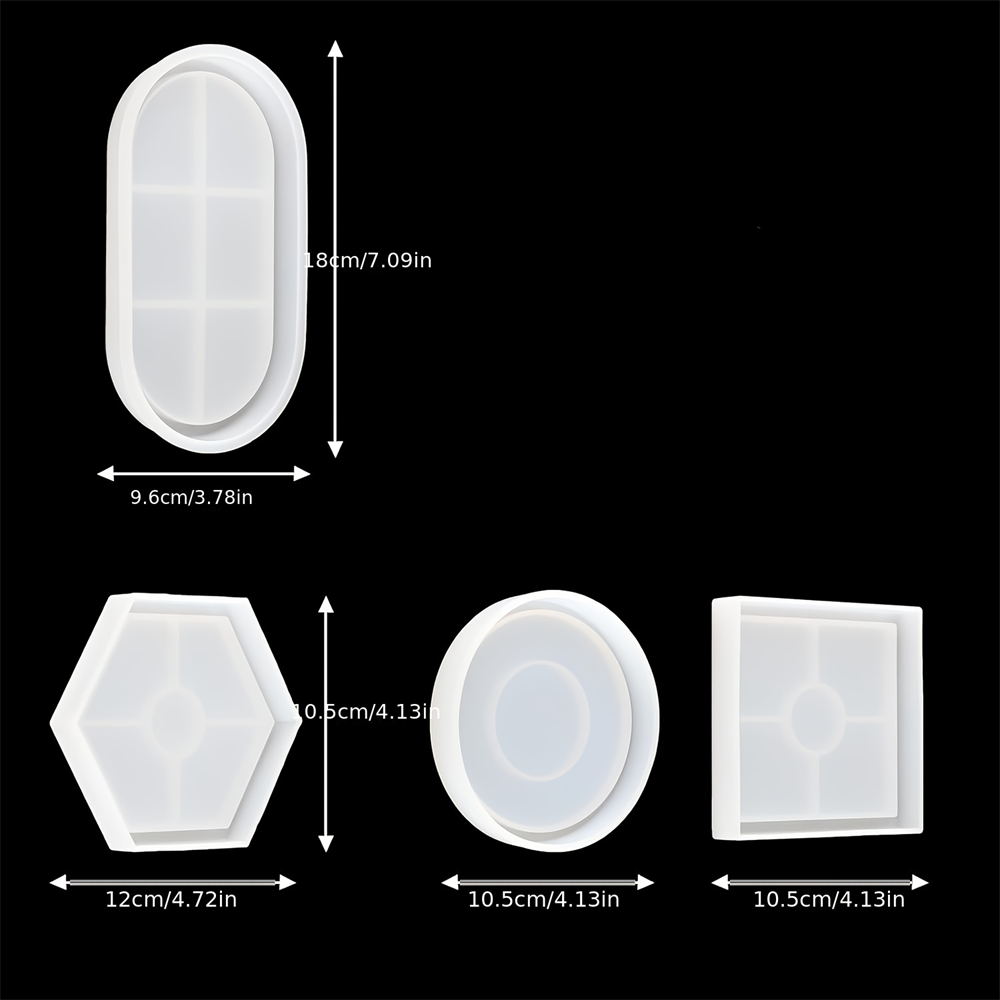 보관 트레이 코스터 실리콘 몰드, 타원형, 원형, 육각 - Serving Tray Mold 리뷰 및 가격