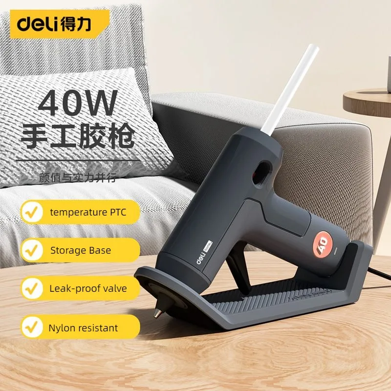 델리 40W 핫멜트 접착제 총 7MM 투명 접착제 스틱 - Heat Gun Small 리뷰 및 가격