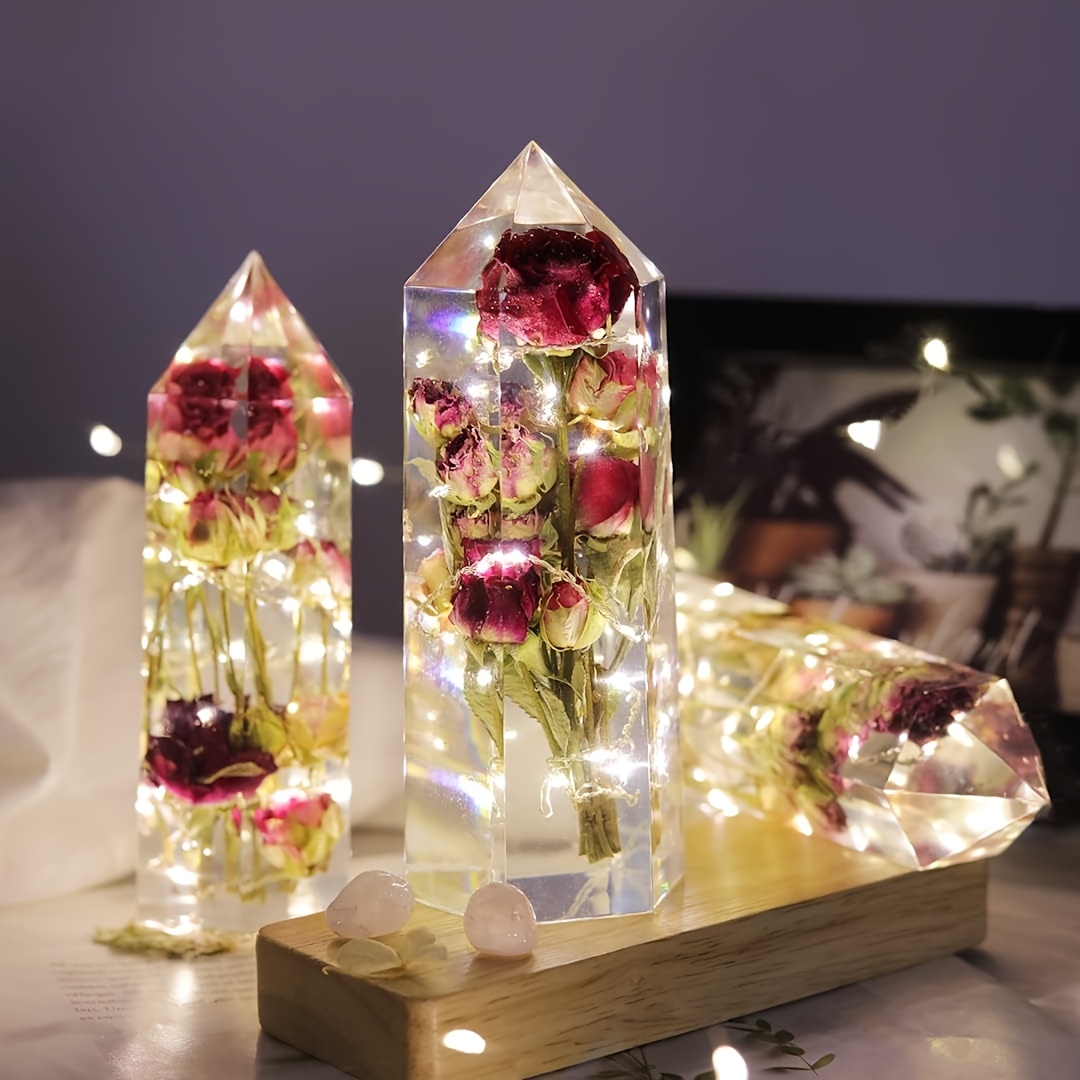 1Pcs 크리스탈 타워 수지 실리콘 몰드, DIY 말린 - Flower Preservation Resin 리뷰 및 가격