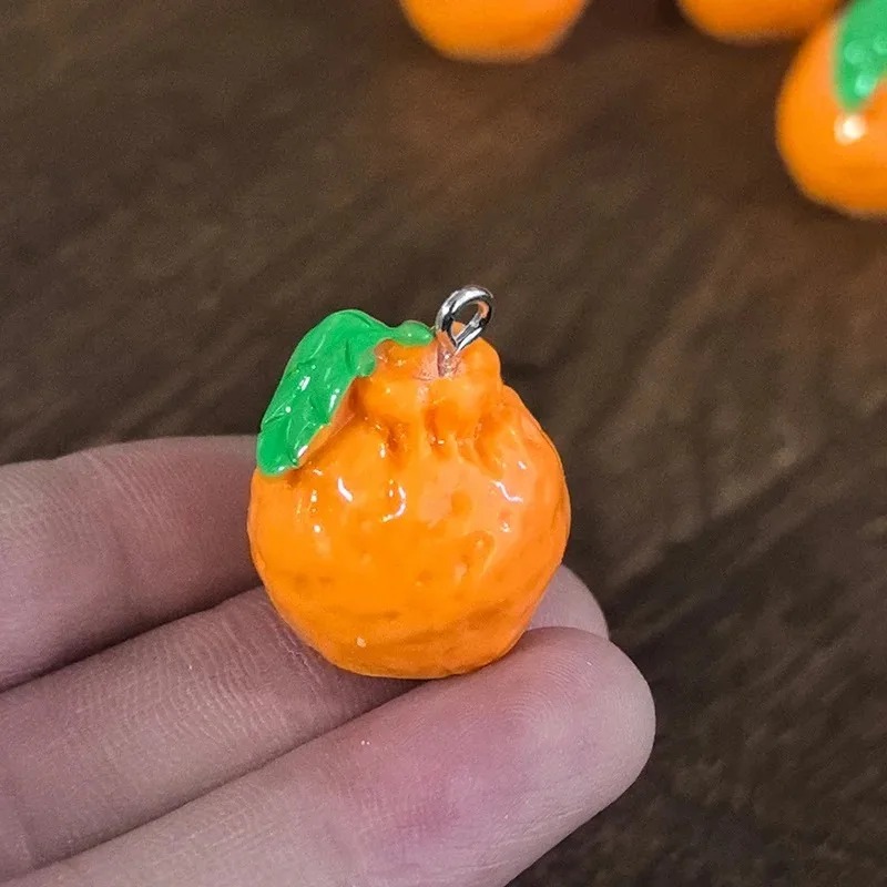 10개 3D 시뮬레이션 데코폰 만다린 오렌지 레진 참  - Resin Crafts Diy 리뷰 및 가격