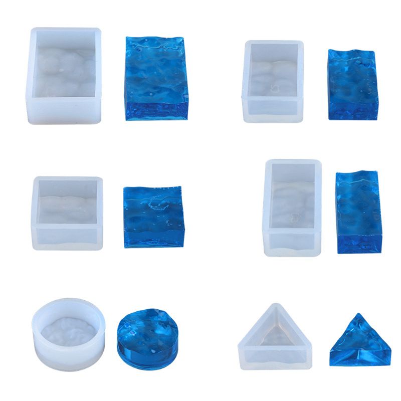 4개의 바다 물결 레진 몰드 세트, 물결무늬 에폭시 쥬 - Resin Ocean Wave Mold 리뷰 및 가격