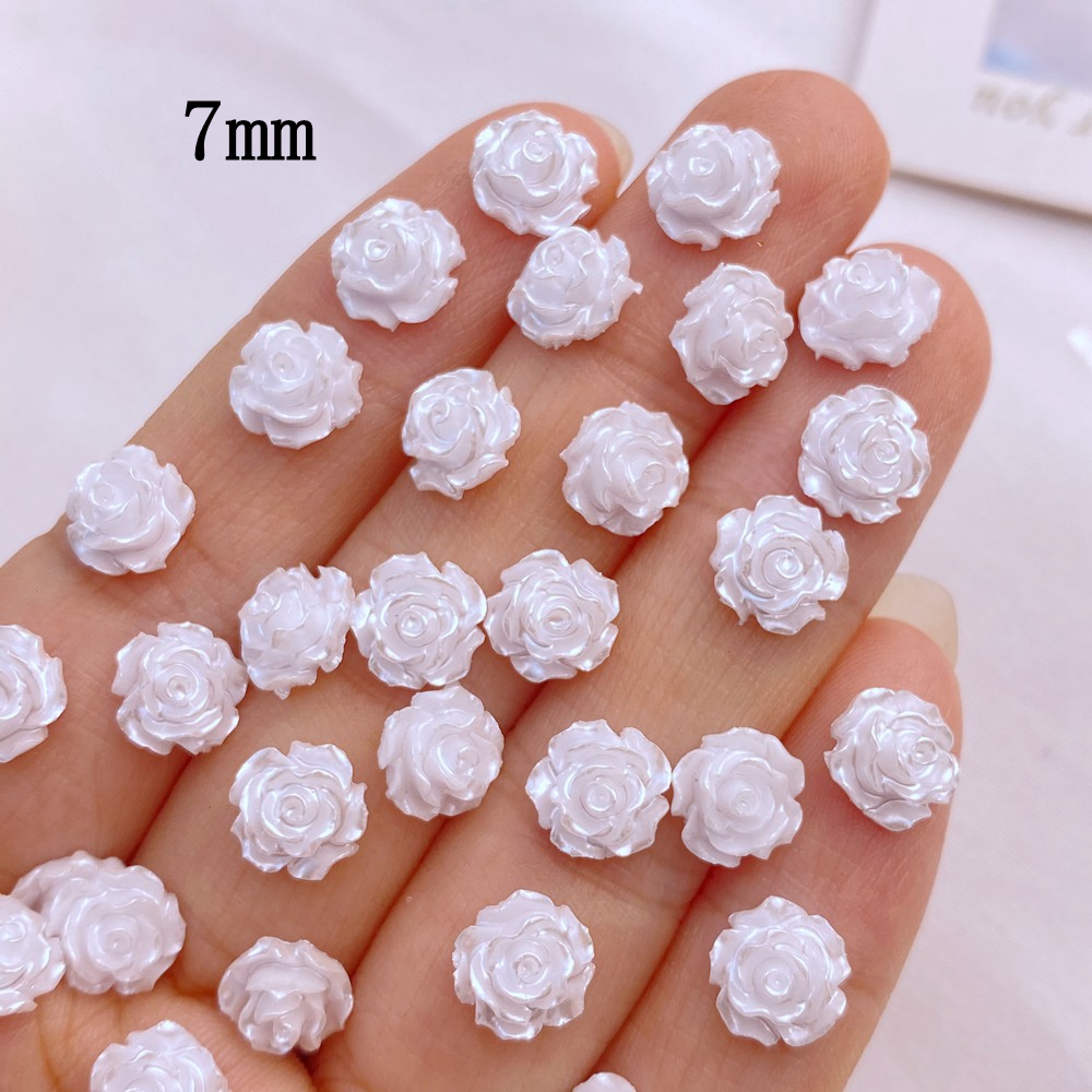 송진 리틀 화이트 플라워 시리즈, 귀여운 미니 플랫백  - Flower Preservation Resin 리뷰 및 가격
